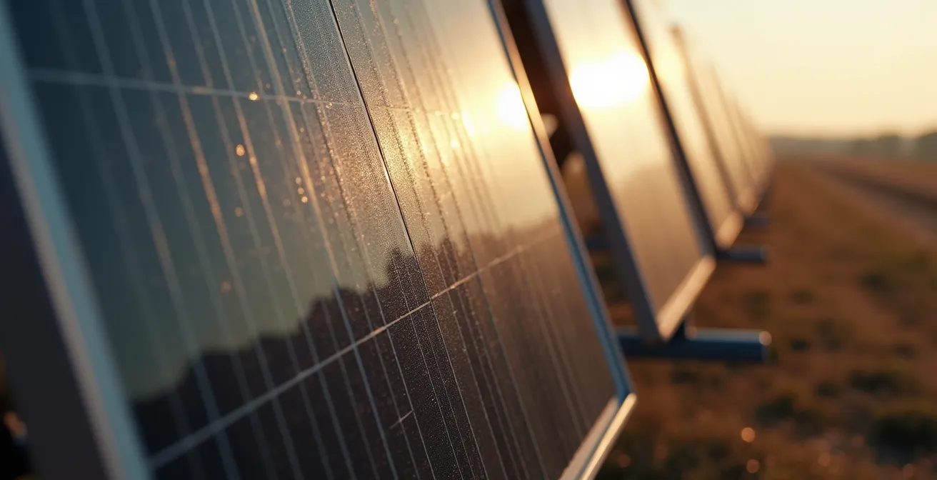 Protection financière par l'énergie durable représentée de manière symbolique